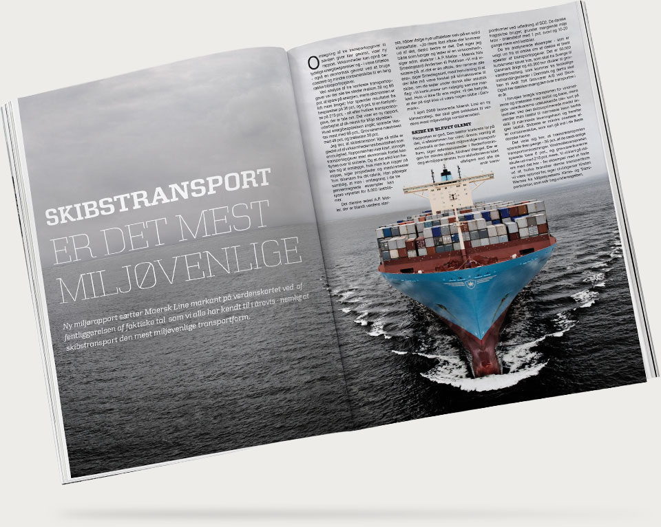 Typografi opgave omkring Maersk Line